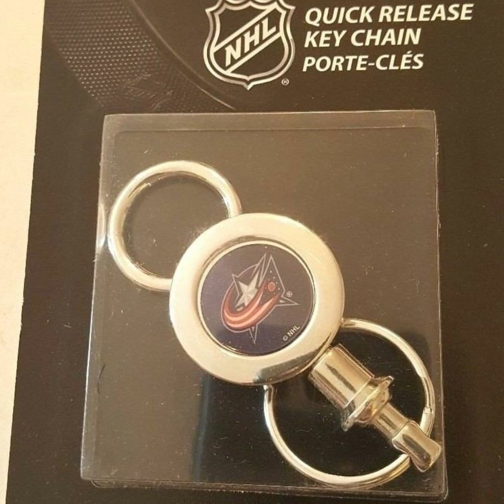 COLUMBUS BLUE JACKETS KEYCHAIN QUICK RELEASE